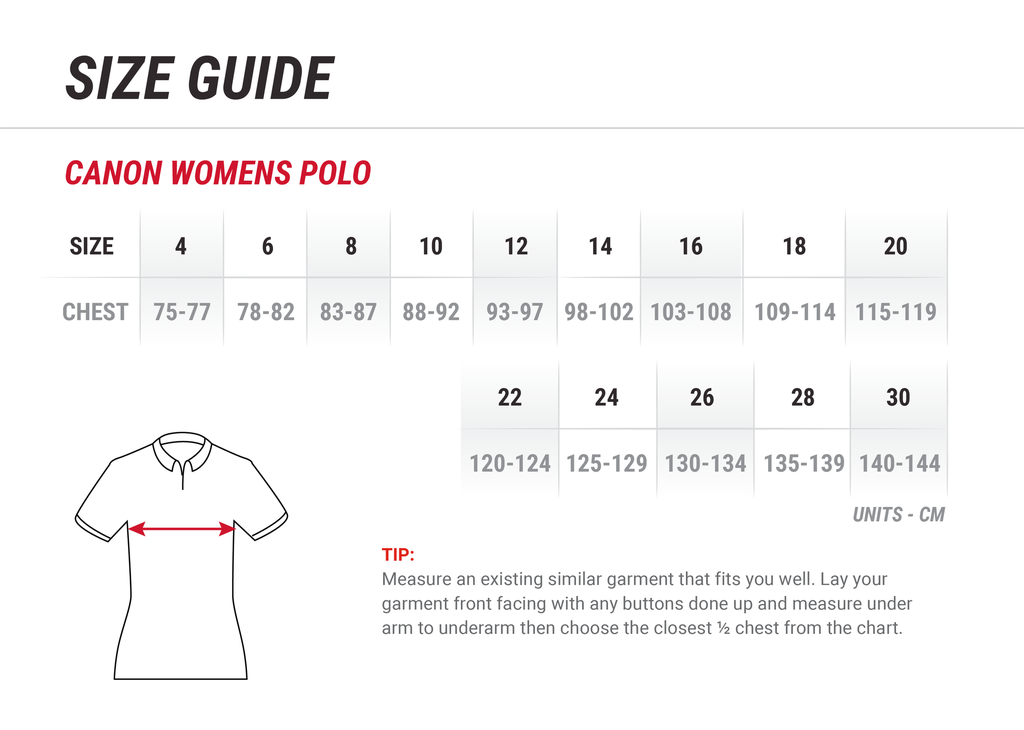 CA Women's Sonar Polo - Black/Red - P901LS